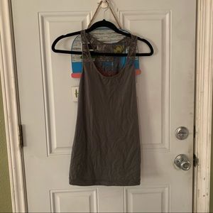 Flexees Women Gray Tank Top